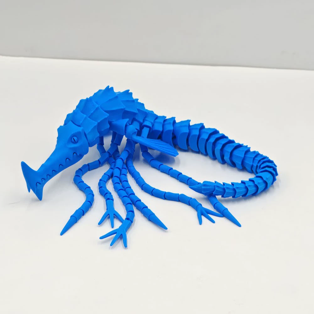 Sea Eater Toy Model 3D Printed Deep Sea Trek Behemoth Sea Monster Brickleback