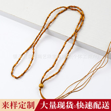 厂家批发精工天然橄榄核圆珠手工串珠DIY手串项链饰品隔珠材料
