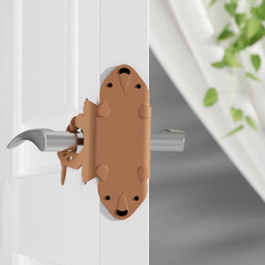 Door-closing silent noise-proof lock cover door clip pad to prevent wind from making the door noise door lock silent magic room door sticker sound cushion