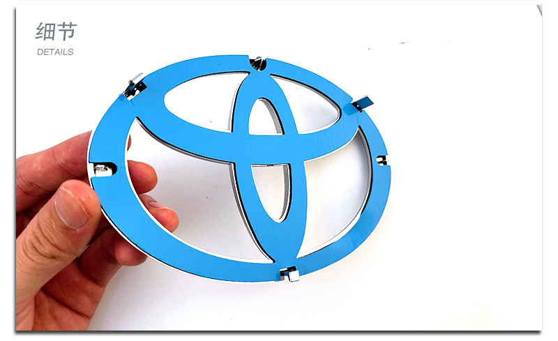 Suitable for Toyota Front and Rear Car Logos Camry Crown Reiz Corolla Vios Highlander Corolla Modified Grille Logo