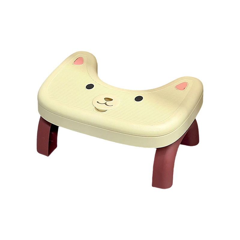 Taburete de inodoro, artefacto de pozo en cuclillas de inodoro, taburete pequeño para el hogar, banco de plástico grueso, taburete bajo, baño para niños, taburete de pie