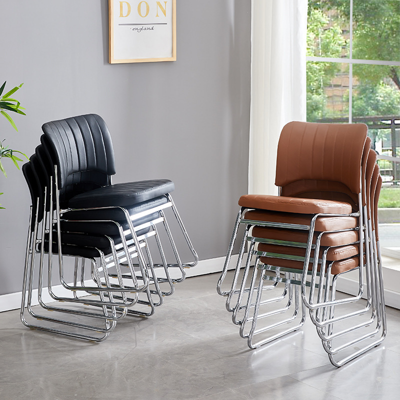 办公椅职员会议室凳子培训靠背椅家用舒适久坐弓形麻将椅特价