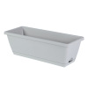 Rectangular plastic flowerpot for growing plants, new collection, wholesale