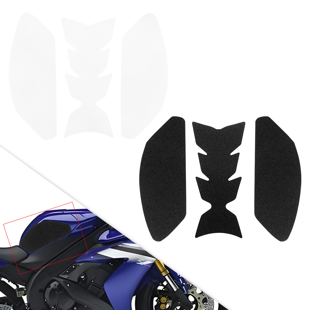 Aplicable a Yamaha YZF1000 R1 pegatinas de tanque de combustible accesorios de modificación de motocicleta pegatinas laterales de seguridad pegatinas antideslizantes pegatinas esmeriladas