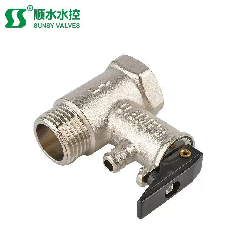 全铜加厚电热水器安全阀铜芯单向阀止回阀泄压阀减压阀4分DN15