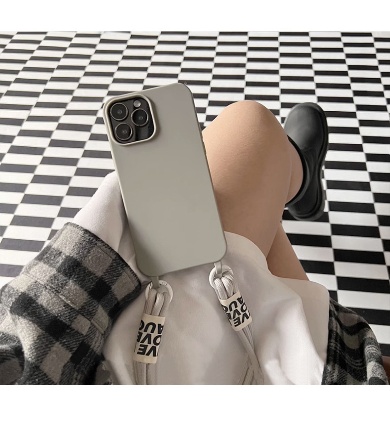 Coque De Protection Avec Bandoulière Pour Iphone 17 Pro Max Luxe_voghion.com