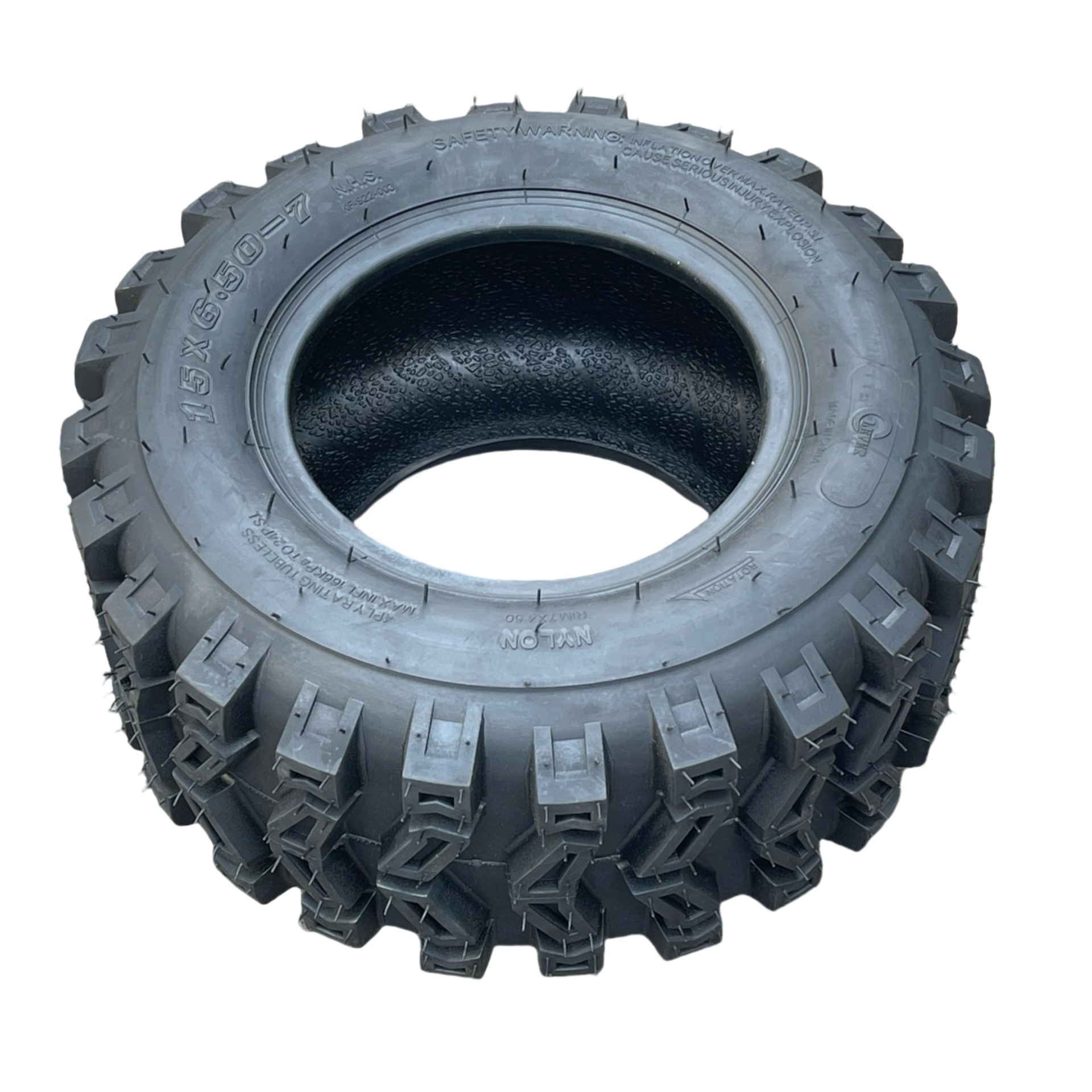 Equipos agrícolas 15x6.50-7 pulgadas neumáticos al vacío neumáticos de playa 15 * 6.50-7 neumáticos de barridora de nieve engrosados neumáticos todoterreno