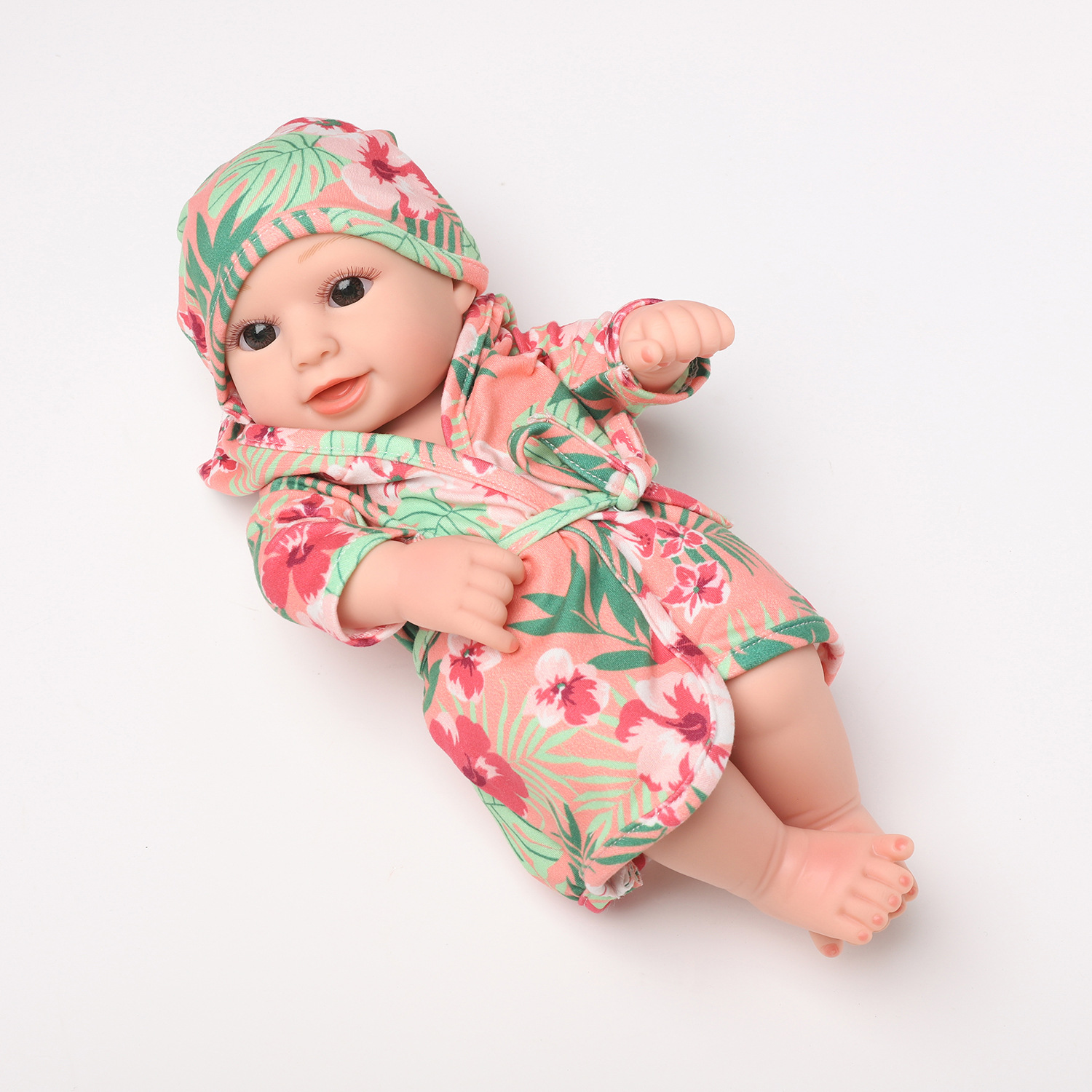 Simulación bebé renacido muñeca 30cm vinilo muñeca suave pegamento bebé dormir calmante niños jugar casa juguete