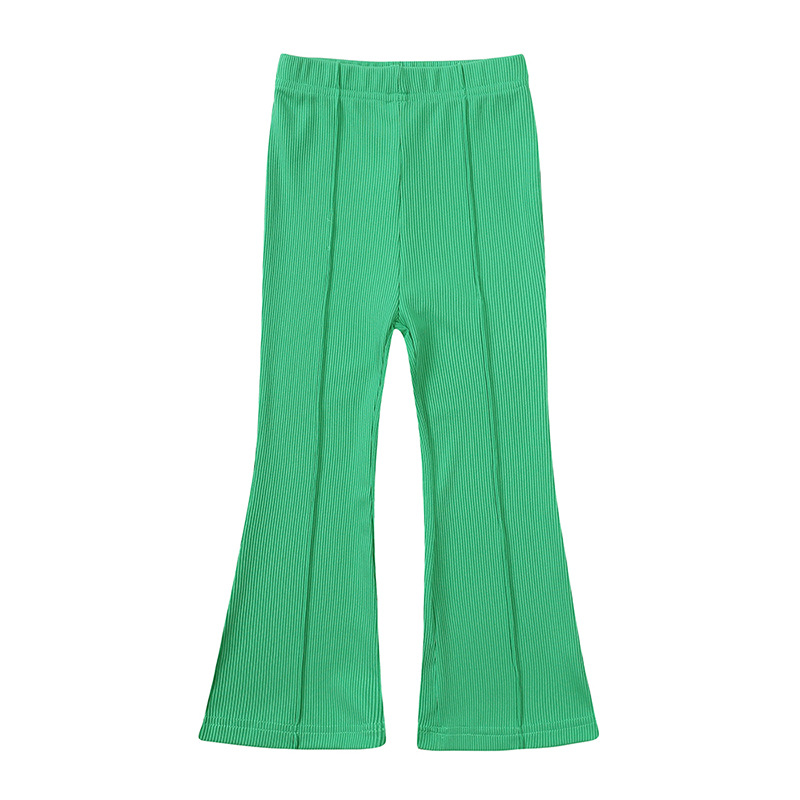 Girl'S Gender Simple Style Style Simple Style Solid Color Polyester Girls Clothing Sets