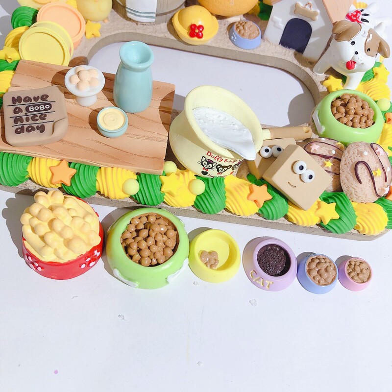 Cat Food and Dog Food Canned Resin Jewelry Cream Glue Glue DIY Material Accessories Homemade Mobile Phone Decoration Material Package