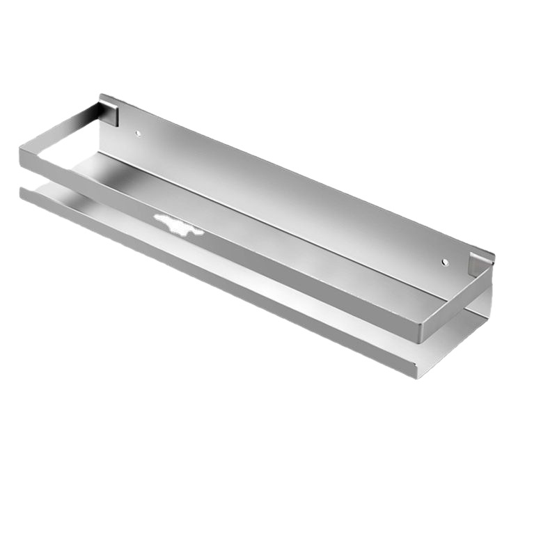 Estante de almacenamiento de acero inoxidable 304, estante para especias, estante de almacenamiento montado en la pared, suministros de cocina montados en la pared, multifuncional, sin perforaciones ni clavos