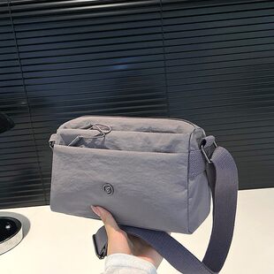 Shoulder bag, capacious one-shoulder bag, universal nylon phone bag, high-quality style, Japanese and Korean