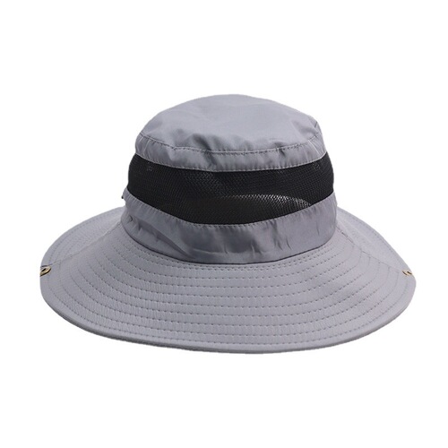 Gaiemei Fisherman Hat for Men, Hiking Outdoor Fishing Sunshade Mesh Eye Breathing Denim Sun Hat, Spring and Summer