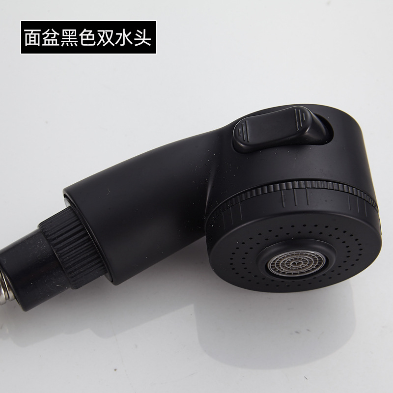 Cabeza de ducha negra F2