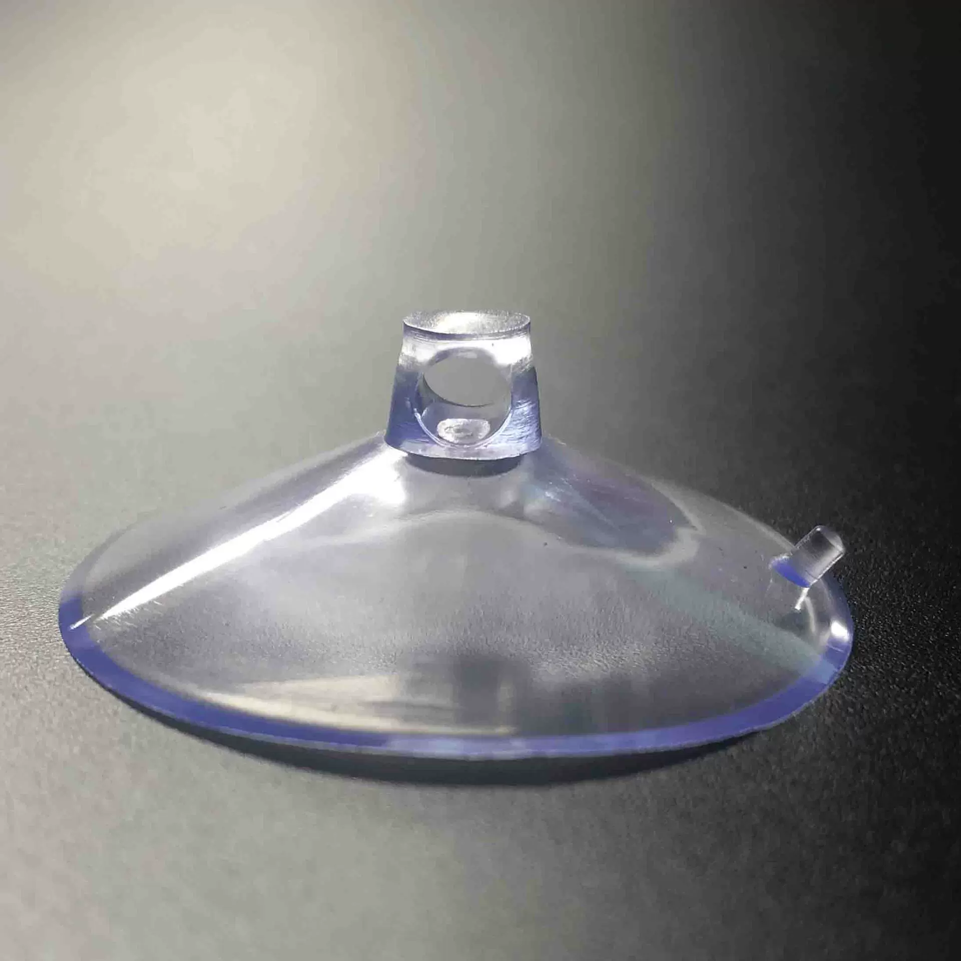 4.5cm穿孔吸盘45mm横孔 pvc透明玻璃吸盘 穿钩穿绳玩具日用品配件
