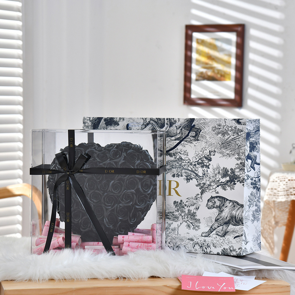 30*30cm 블랙스완 [완제품] [선물가방] 열어서 돈을 넣을 수 있습니다