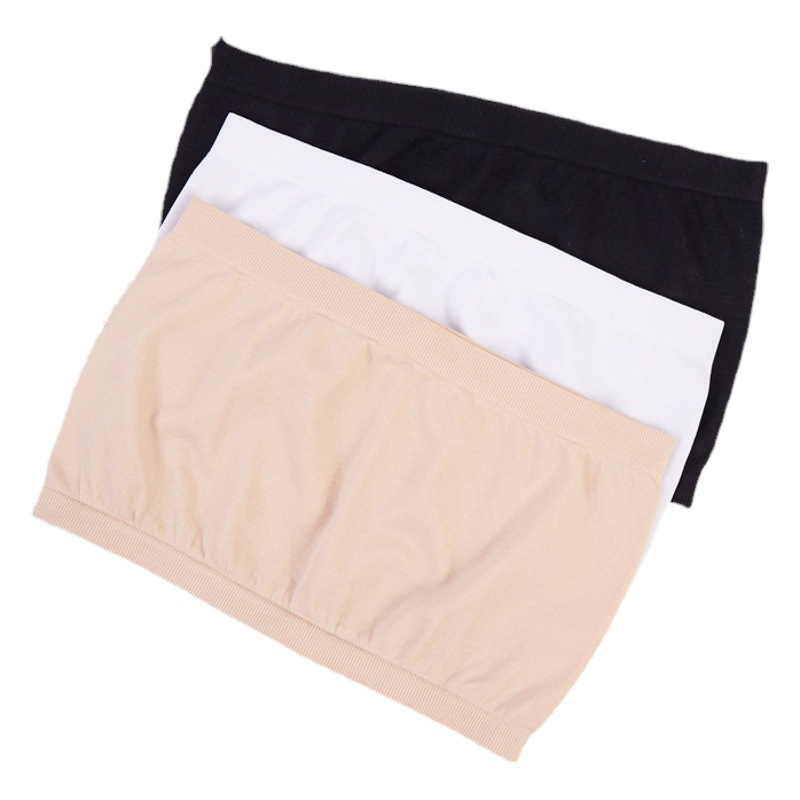 Seamless One-piece Beautiful Back Strapless Strapless One-piece Girls' Chest Wrap Casual Breathable Bottoming Anti-slip Underwear