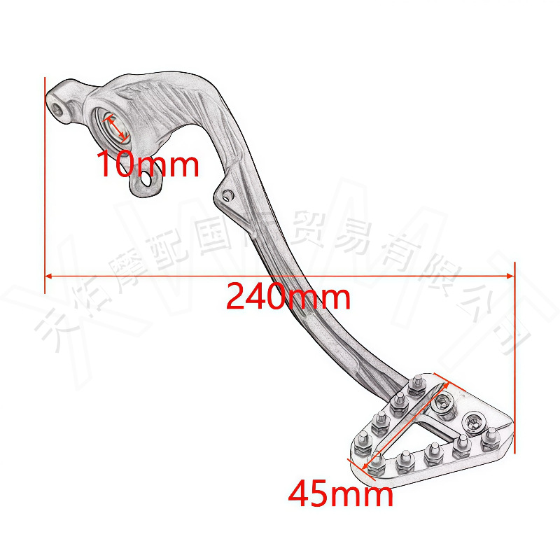 Suitable for KTM/GAS/Husqvarna SXF TE off-road motorcycle rear brake pedal XC/SX 23-25