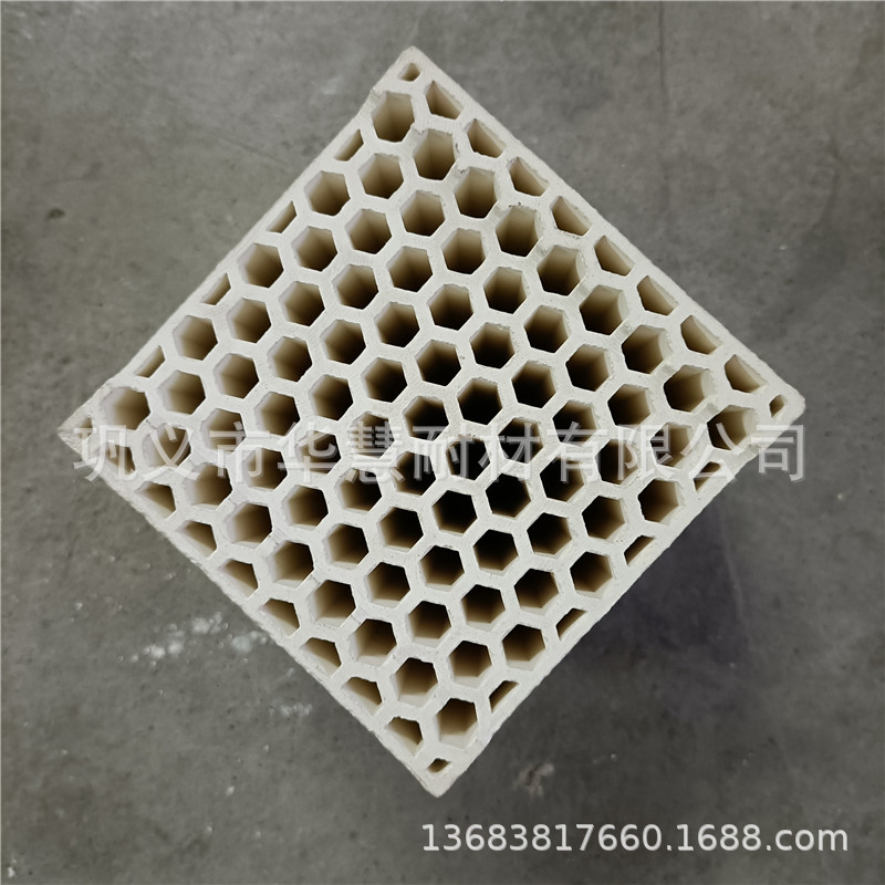 钢铁厂 铝厂 熔炼炉废气蓄热处理用蜂窝陶瓷蓄热体热震强 耐腐蚀