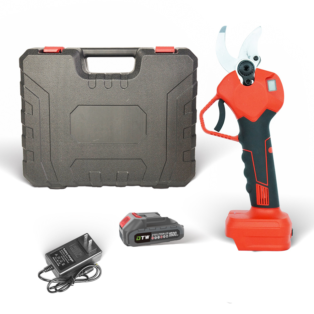 Tijeras de podar eléctricas sin escobillas tijeras de jardín de árboles frutales de litio eléctricas se centran en las ramas de frutas directas de fábrica al por mayor