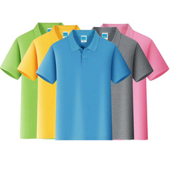 Adidas summer collar short sleeve polo teacher's uniform middle school cultural shirt class uniform t-shirt workwear with logo print