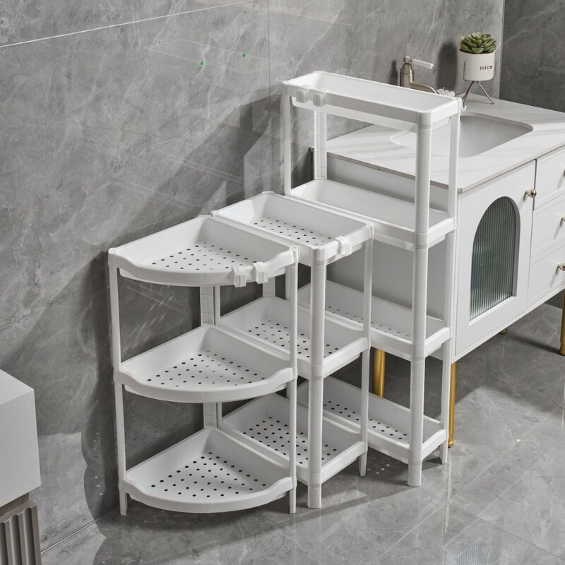 Bathroom Storage Rack Floor-Standing Plastic Multi-Layer Toilet Washstand Bath Bathroom Home Kitchen Storage Rack Bathroom Storage Rack Floor-Standing Plastic Multi-Layer Toilet Washstand Bath Bathroom Home Kitchen Storage Rack