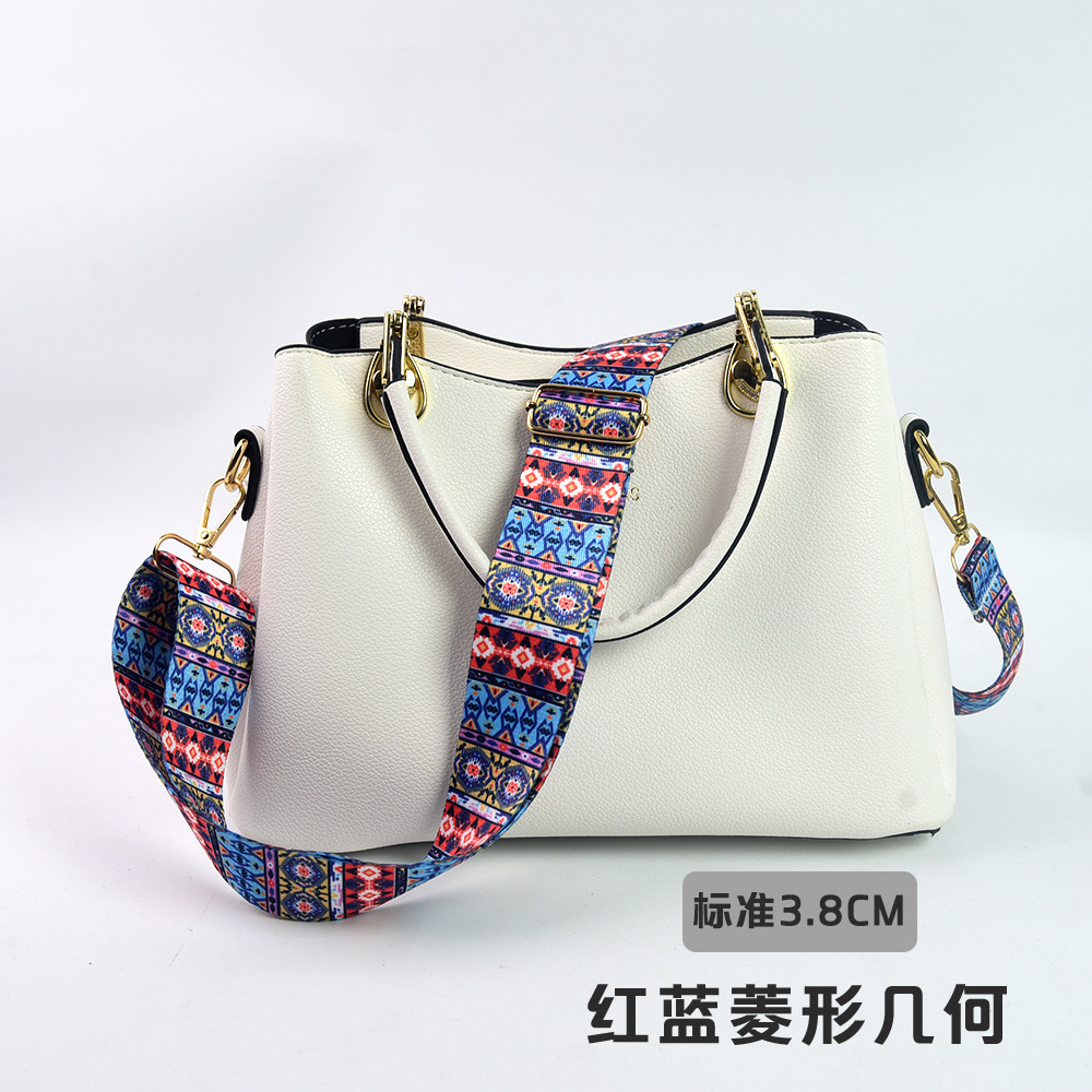 Bolso bandolera con accesorios ultra anchos, bolso de color, correa gruesa, correa de repuesto alargada, correa de hombro de bolso universal ajustable