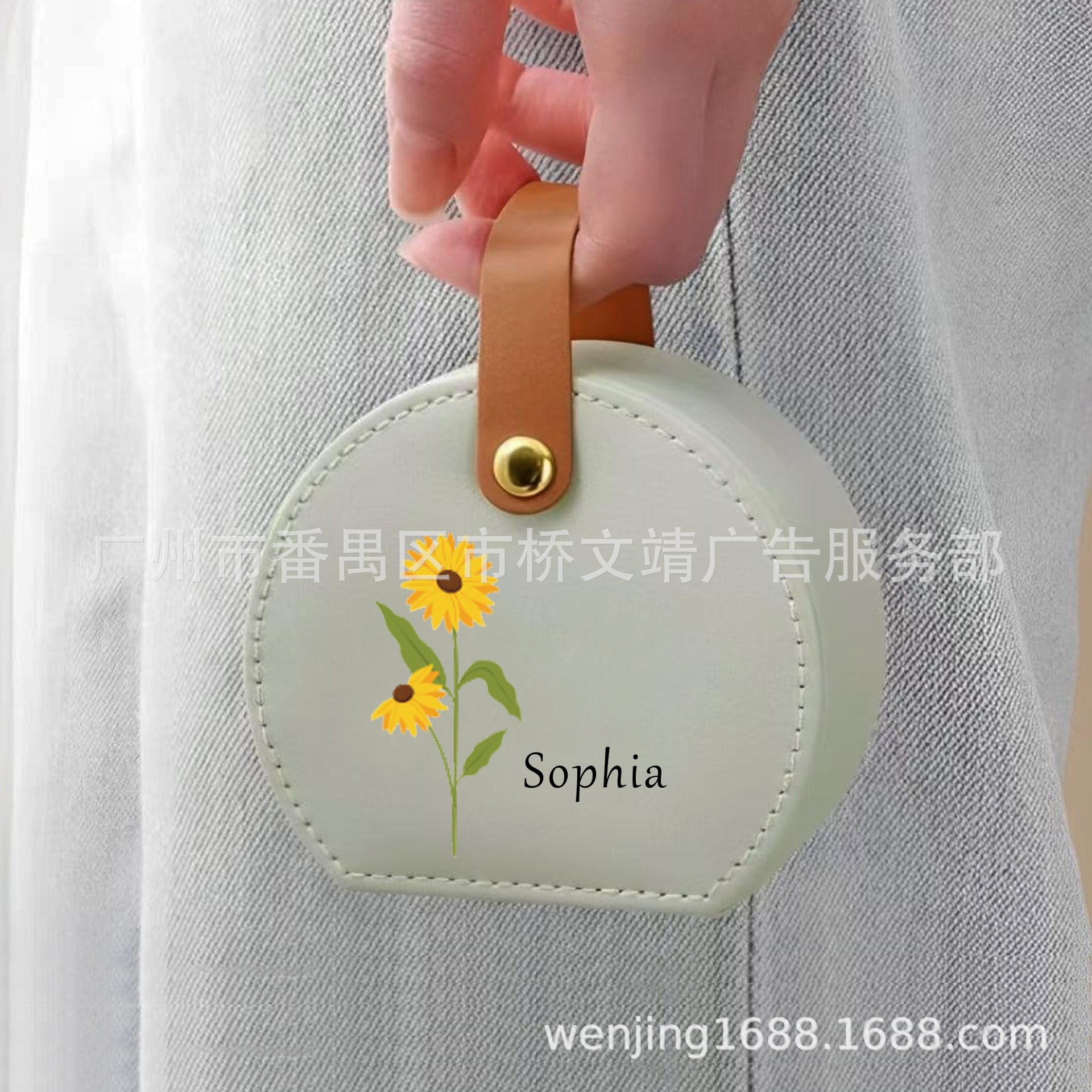 Tragbare Schmuckschatulle für Grenzüberschreitung, DIY-Handtasche, Reise-Schmuckschatulle, Aufbewahrungsbox für Ringe, Halsketten und Ohrringe