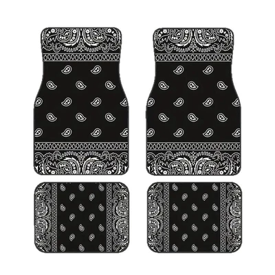 Set of Non-Slip Mats, Retro Nordic — Avtomobil döşəmə paspasları