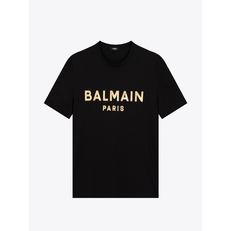 In-Stock Balmain Short-Sleeve Wholesale Men's Casual Crew Neck T-Shirt