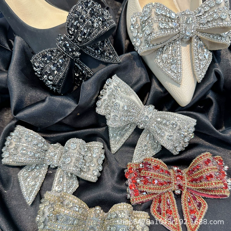 Diamond wedding shoes, brooch, DIY