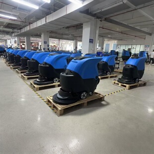 Floor Scrubber Hotel Commercial Industrial Workshop Floor Mopping Machine Shopping Mall Factory Electric Hand Push Suction and Mopping All-In-One Sweeper