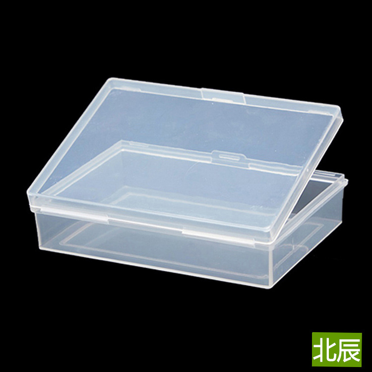 Caja de póquer de tarjeta ancha caja de almacenamiento especial caja de plástico blanco caja rectangular transparente caja engrosada P888