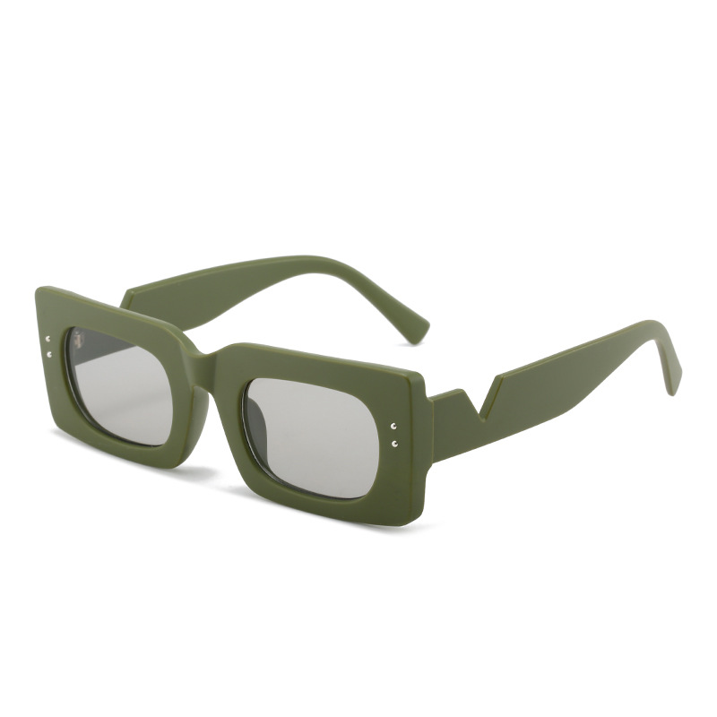 Nueva transfronteriza europea y americana francesa retro gafas de sol hombres y mujeres de protección solar de uñas de arroz pequeño marco gafas de sol fabricantes de comercio exterior