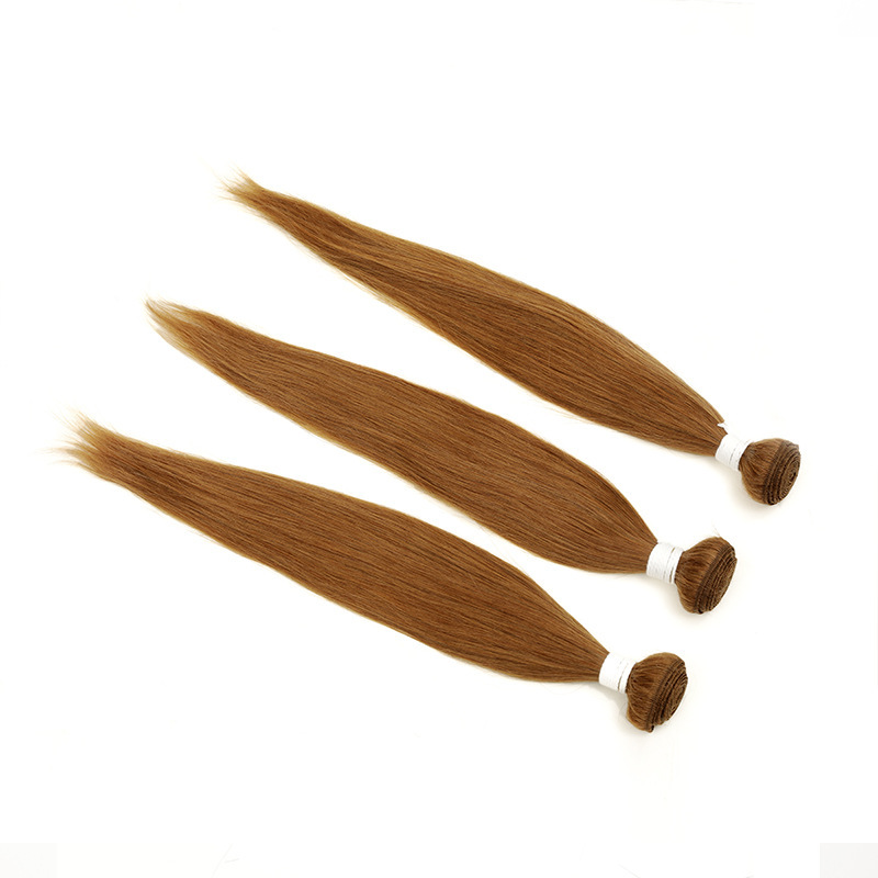 30# wig Brazilian hair straight human hair color hair curtain