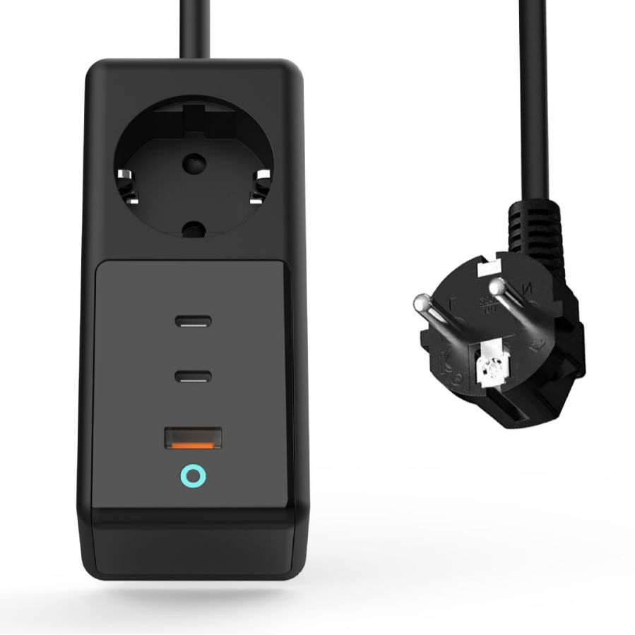 Toyeinn拓也工厂GaN 65W高功率笔记本电脑台式电源板带欧规插头