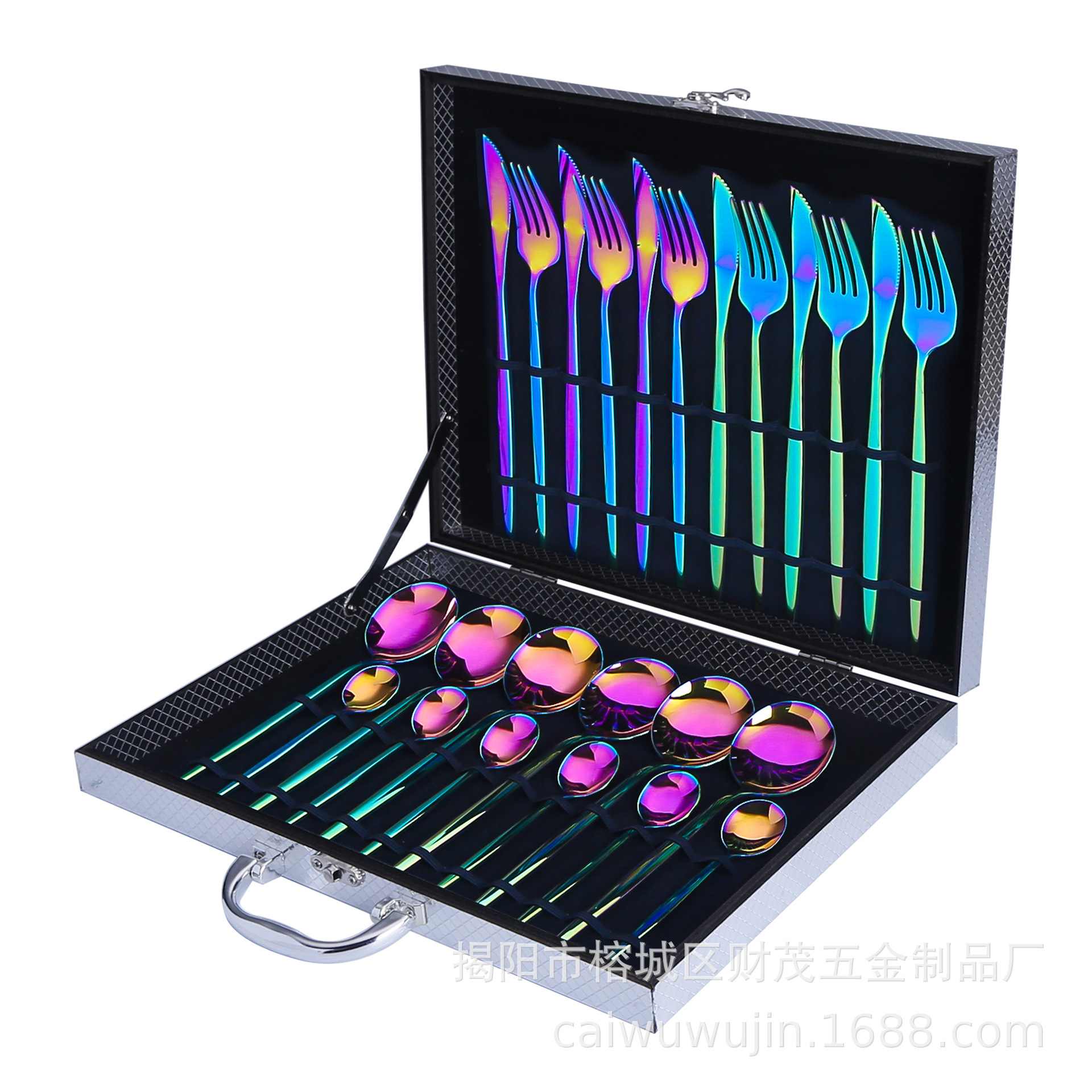 컬러풀한 24개 세트/실버 선물 상자