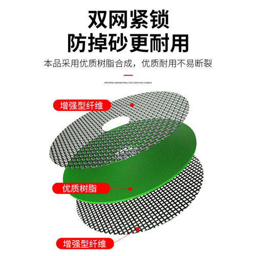 Great white shark cutting blade angle grinder saw blade stainless steel metal double mesh ultra-thin resin grinding wheel blade grinding wheel cutting iron sheet