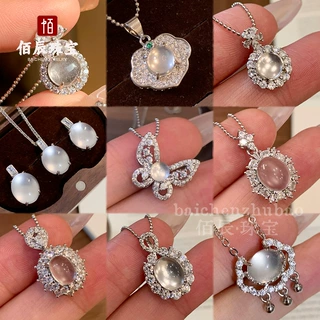 天然水沫玉葫芦佛公吊坠新中式女款轻奢小众高级感鸽子蛋挂件项链