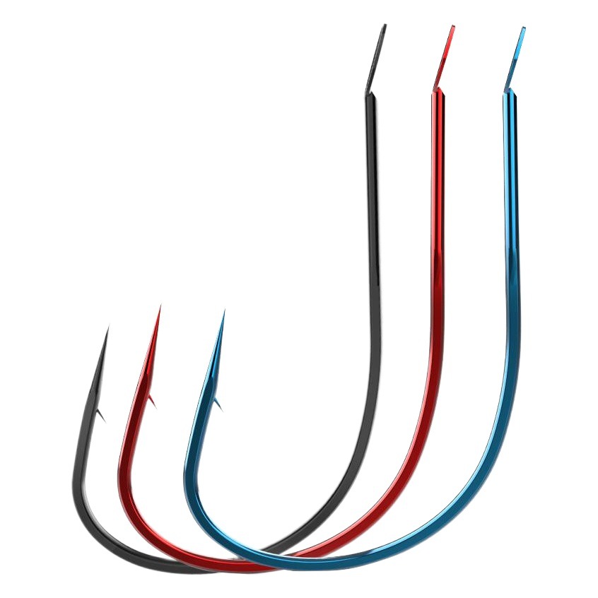 Red worm live bait wild fishing stream hook ultra-fine strip genuine Japan imported bulk new ultra-light Crucian Carp Hook bulk