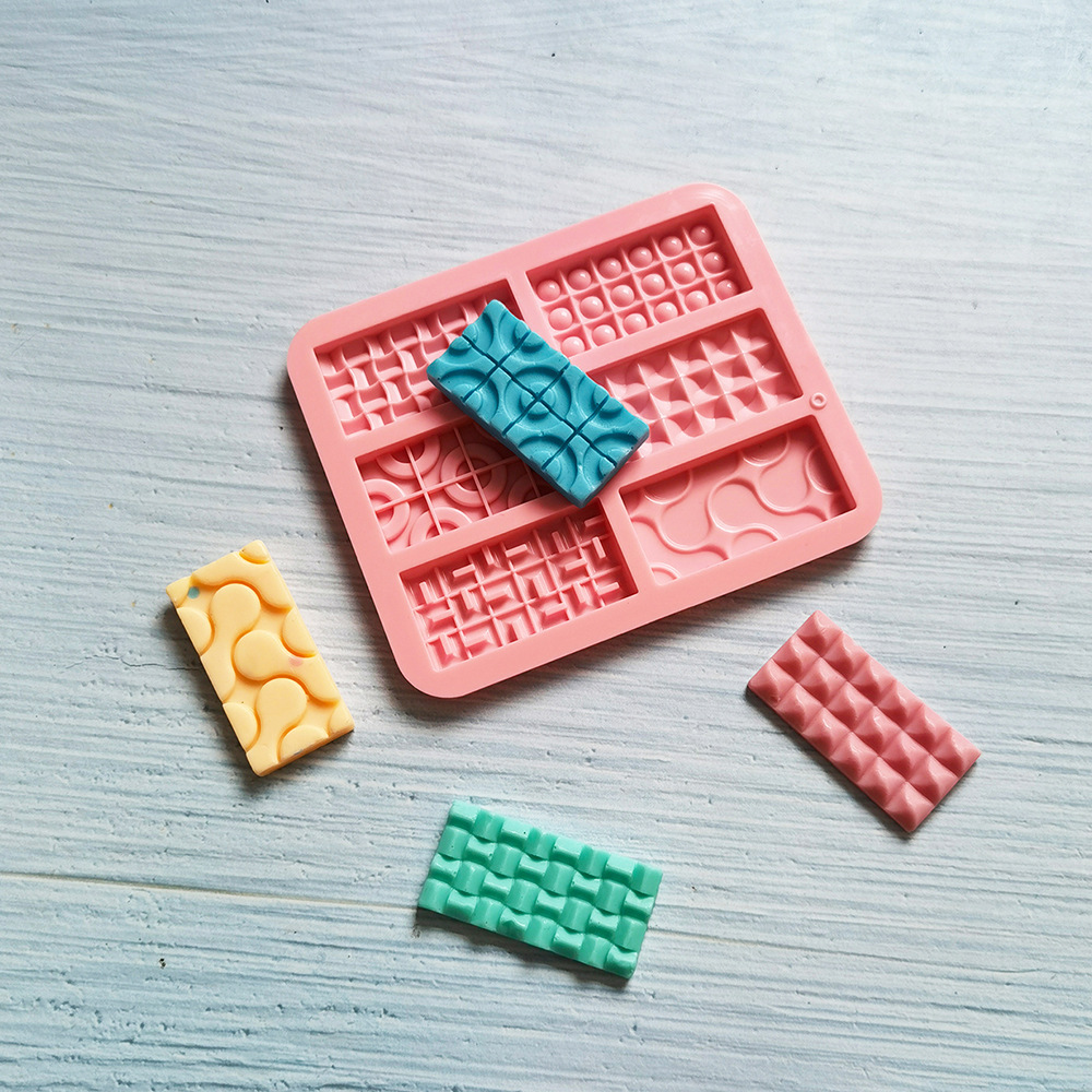 6 Euler círculo de chocolate pequeño 281 molde de silicona molde de postre pastel decoración utensilios de cocina para hornear