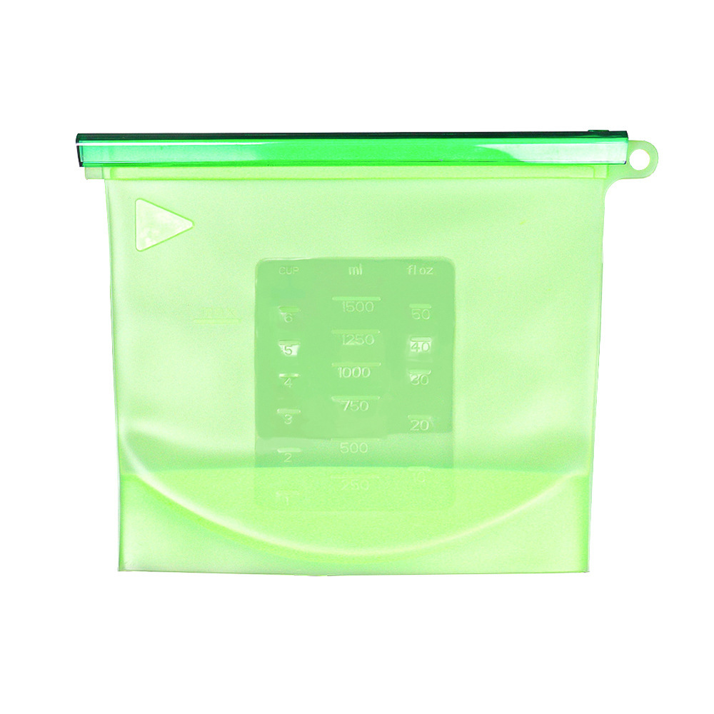 Bolsa de Silicona Hermética para Alimentos, Apto para Microondas, para Hogar y Camping