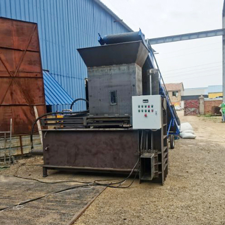 青储秸秆打包装袋机 内蒙牧草饲料打包机 干草秸秆粉碎压块机