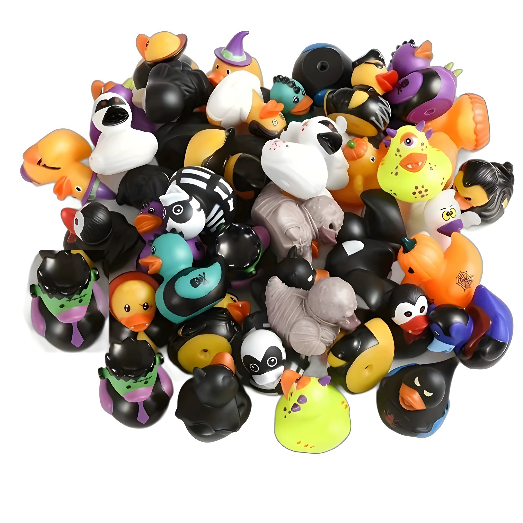 Новый хэллоуиновский набор Amazon Calligraphy Duck 24 Mixed Ghost Festival Pumpkin Ghost Style Duck 2-дюймовый шип