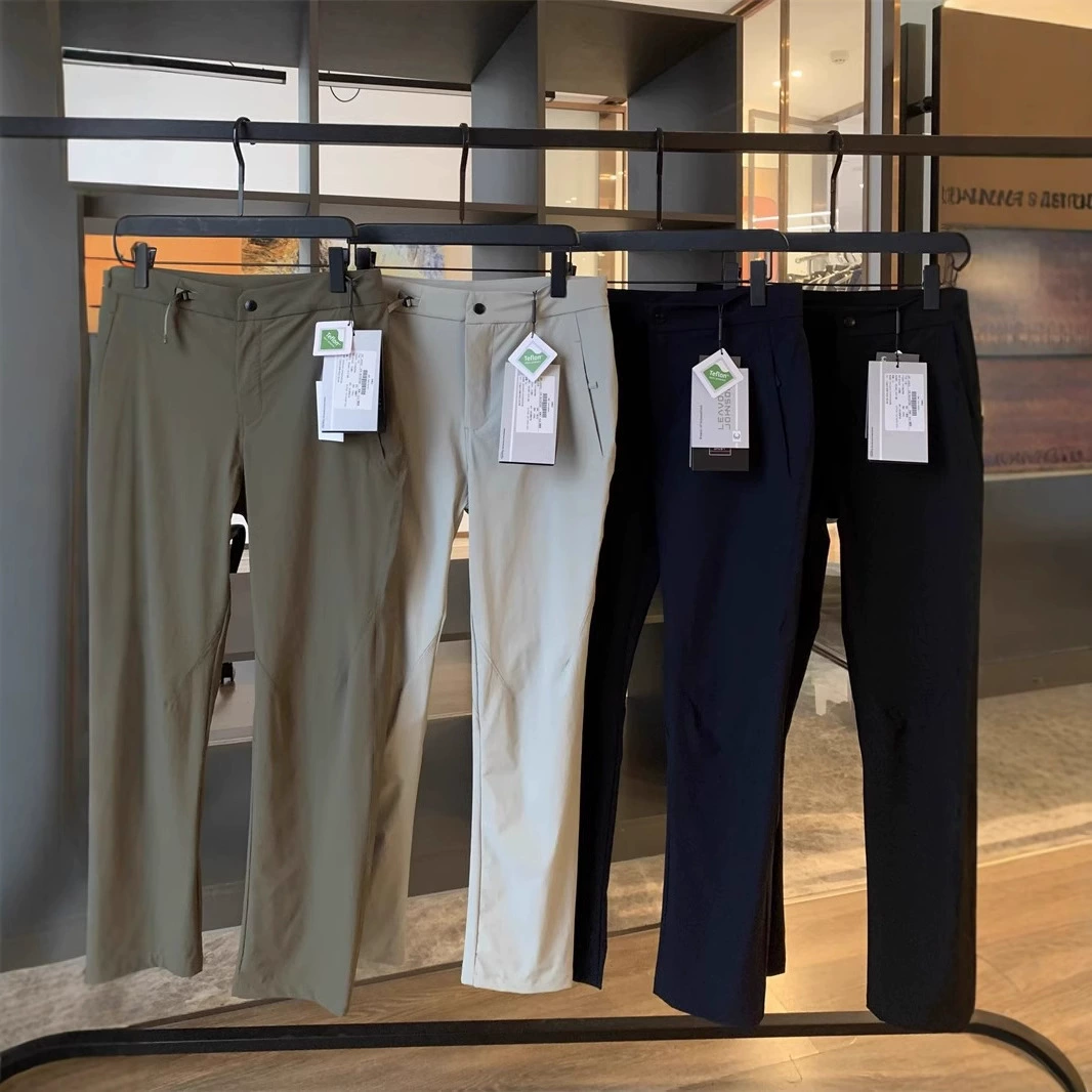 Шкаф 989! Легкий и быстросохнущий для использования на открытом воздухе! Итальянские мужские дышащие эластичные повседневные брюки Leavo Johnson
