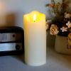 Plastic LED electronic candle, big decorations, remote control, wholesale