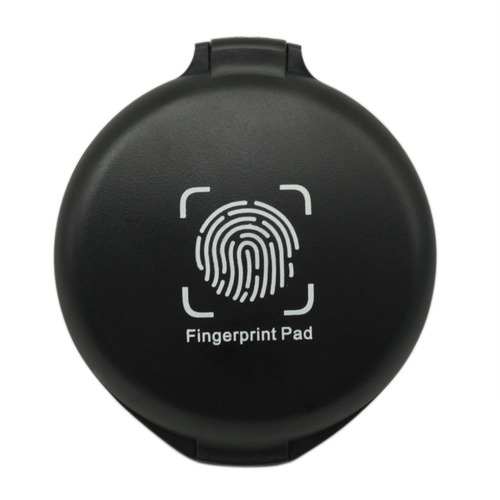 Portable fingerprint ink pad, mini high-definition quick-drying ink pad, contract signing red, blue and black no-wash seal