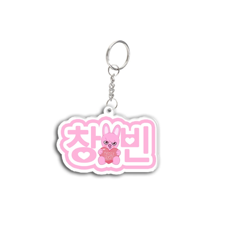 Cartoon acrylic keychain, pendant