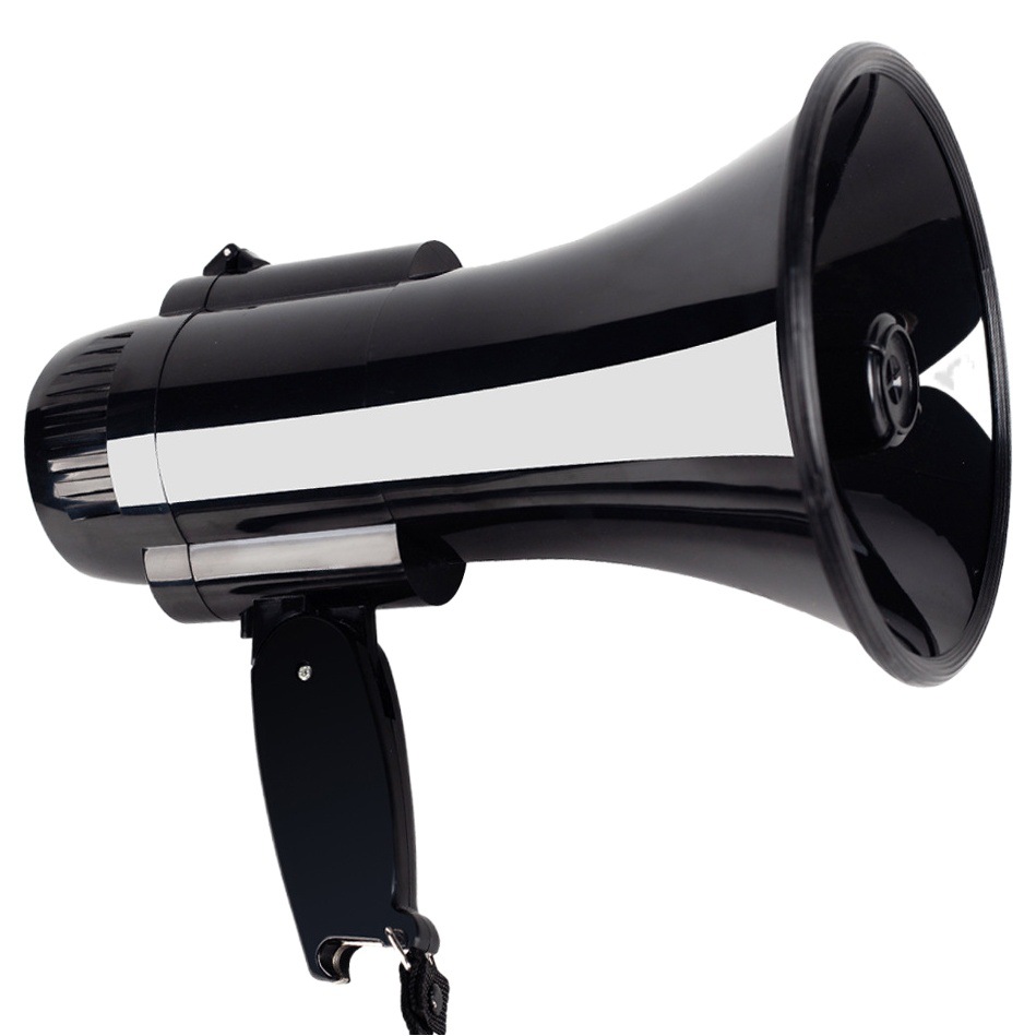 Flood Control and Disaster Relief 30W Handheld Megaphone Speaker Portable 240 Seconds Recording Loudspeaker Security Epidemic Prevention Promotion