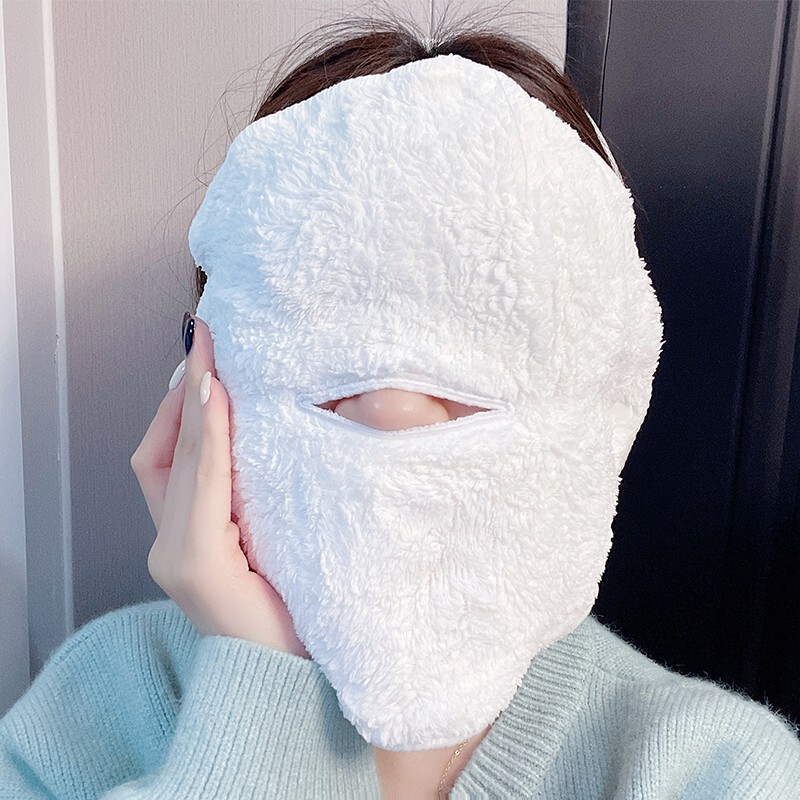 Beauty Facial Towel, Facial Cleansing, Hot Compress and Cold Compress, Household Moisturizing Mask, Thickened Steamed Face Water Towel